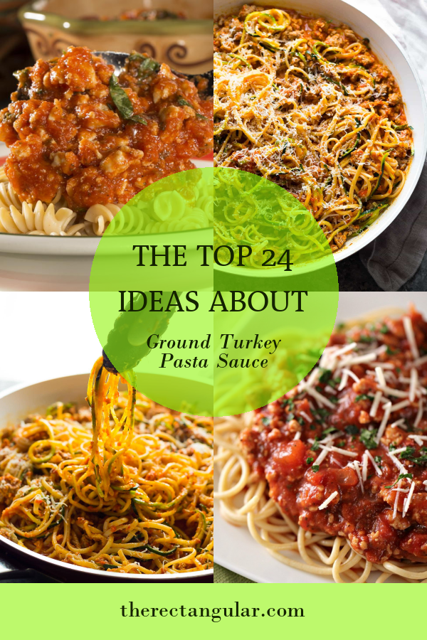 The top 24 Ideas About Ground Turkey Pasta Sauce - Home, Family, Style ...
